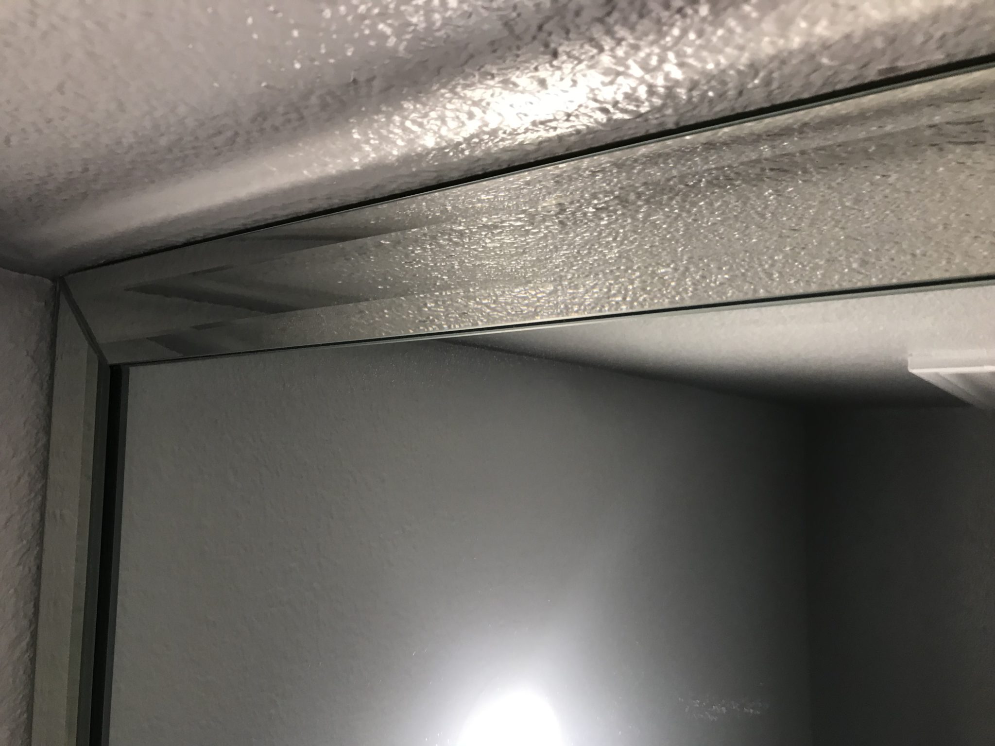 Custom beveled mirror