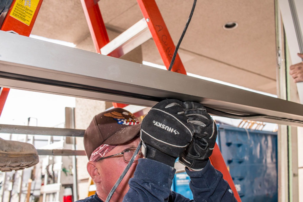 Rubber Seal Commercial Storefront Installation Services Las Vegas, Nevada