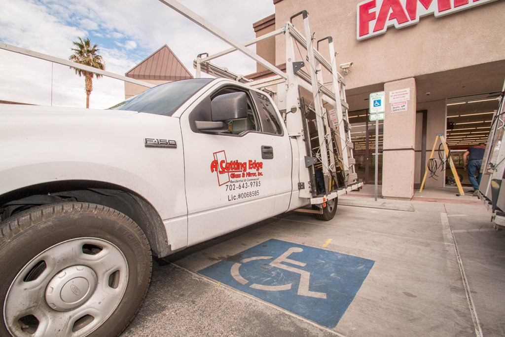 Work Vehicle - A Cutting Edge Glass and Mirror of Las Vegas, Nevada