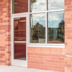 Close-up East Side Commercial Glass & Aluminum Storefronts