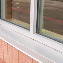 Close-up of Commercial GLass Storefront - Work by A Cutting Edge Glass and Mirror of Las Vegas, Nevada