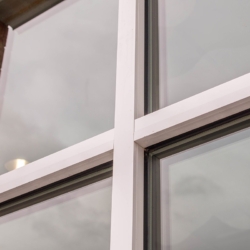 Close-up of Commercial GLass Storefront - Work by A Cutting Edge Glass and Mirror of Las Vegas, Nevada