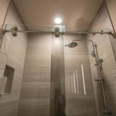 Skyline Shower Door Installation - A Cutting Edge Glass and Mirror