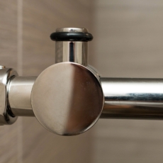 Close-up of Skyline Shower Door Enclosure Components