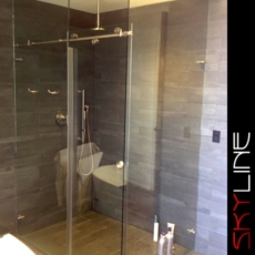 Skyline Custom Slider Shower Door System