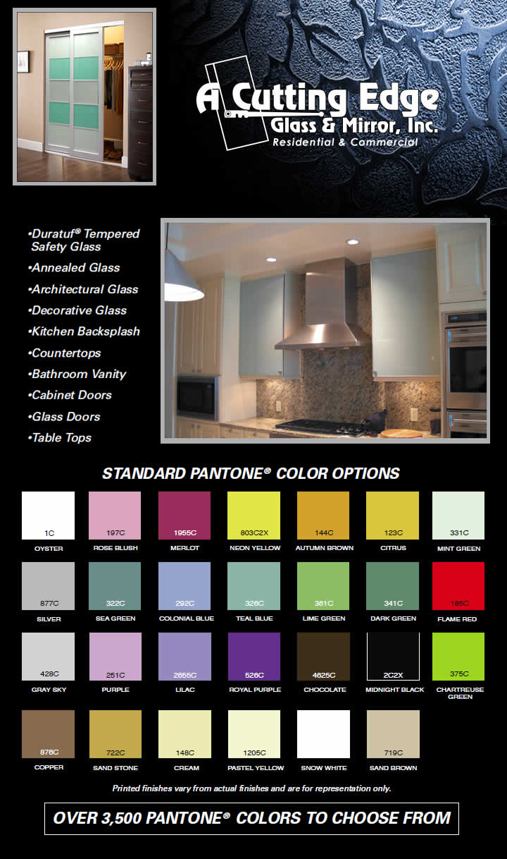 Color Glass Tint - A Cutting Edge