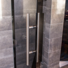 Dark Grey Shower Door Handle
