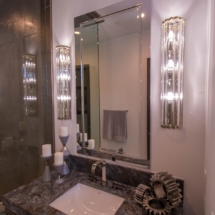 Close-Up of Custom Bathroom Mirror