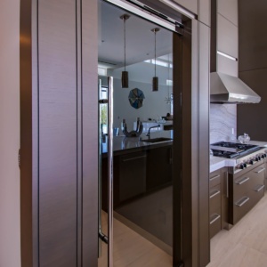 Custom Glass Pantry Door - Custom Home Project