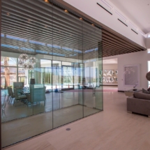 Custom Glass Wine Room