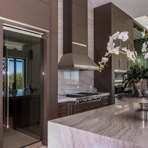 Custom Pantry Door - Custom Glass By A Cutting Edge Glass and Mirror