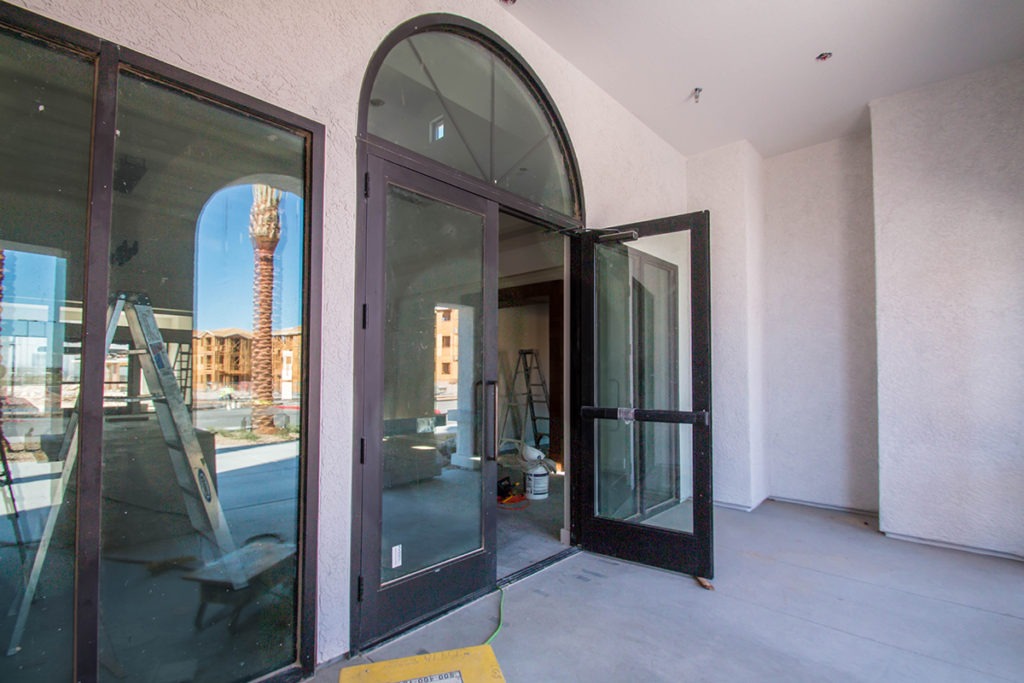 Front Entrance of Castile Apartments Clubhouse Henderson, Nevada