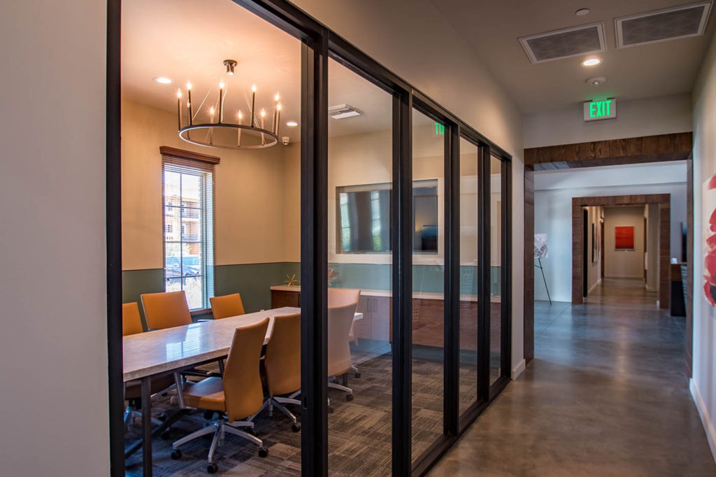 Interior Commercial Divider Glass