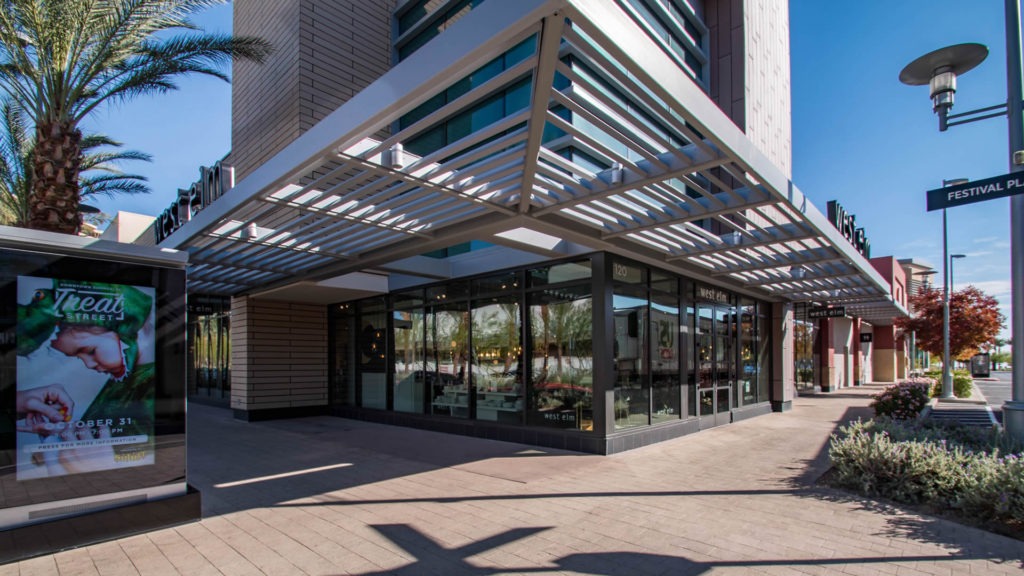 Southwest Corner of West Elm Commercial - Storefront Inside Downtown Summerlin Mall