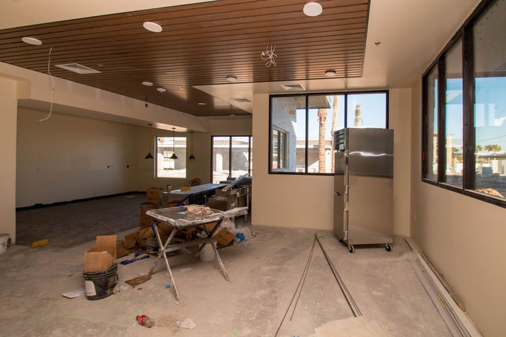 Interior of Castile Apartments Clubhouse - Commercial Glass Windows