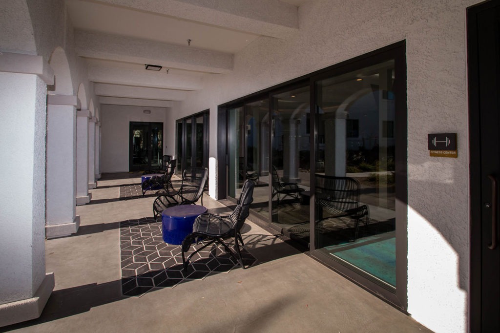 Rear Clubhouse - Castile Apartments