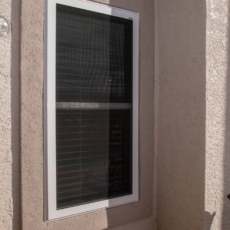 Custom Security Screens Installation Project