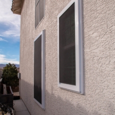 Custom Security Screens Installation Project