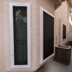 Custom Security Screens Installation Project