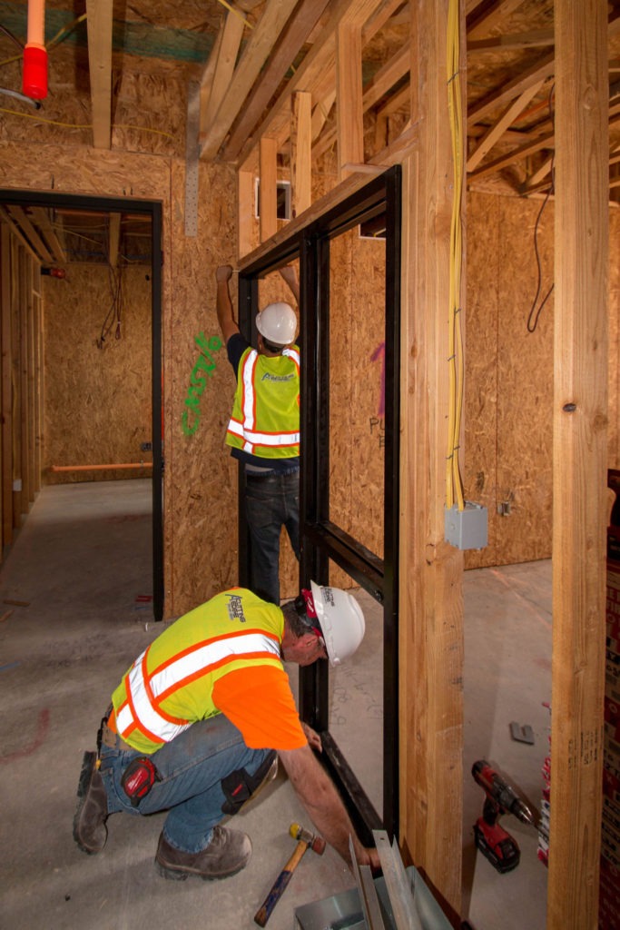 Tropicana Senior Living Facility - During Construction - Commercial Glass by A Cutting Edge Glass and Mirror
