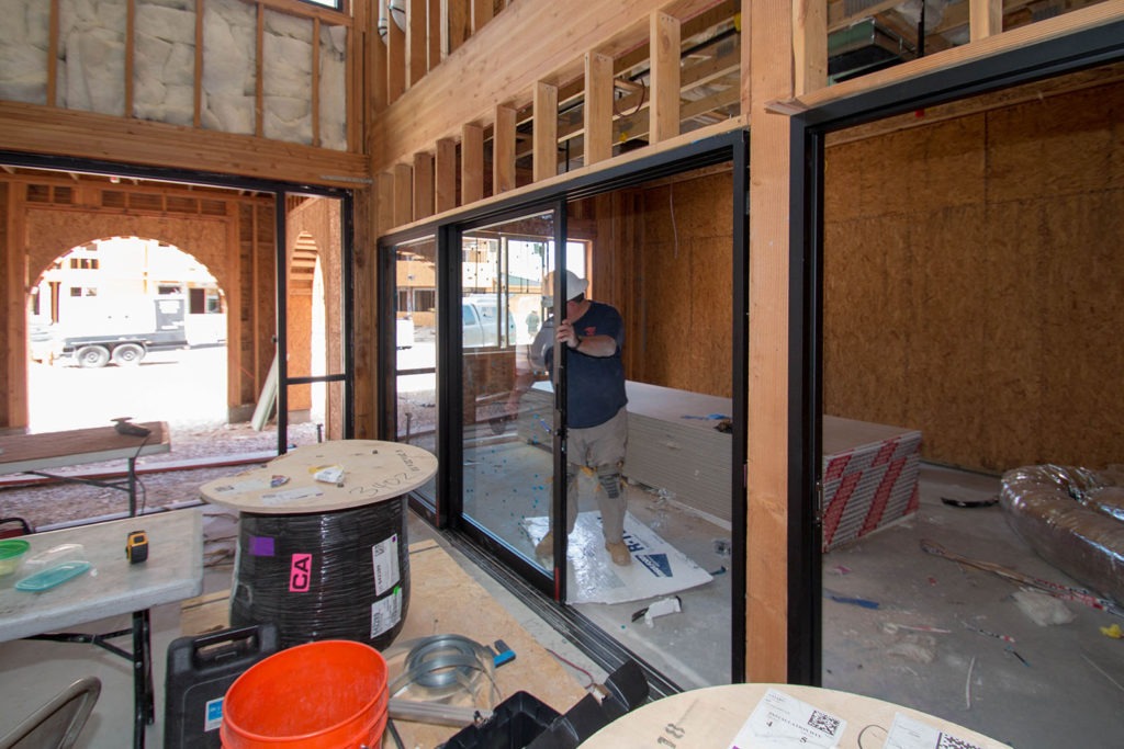 Tropicana Senior Living Facility - During Construction - Commercial Glass by A Cutting Edge Glass and Mirror