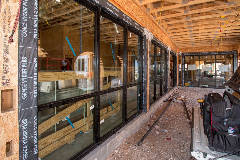 Tropicana Senior Living Facility - During Construction - Commercial Glass by A Cutting Edge Glass and Mirror
