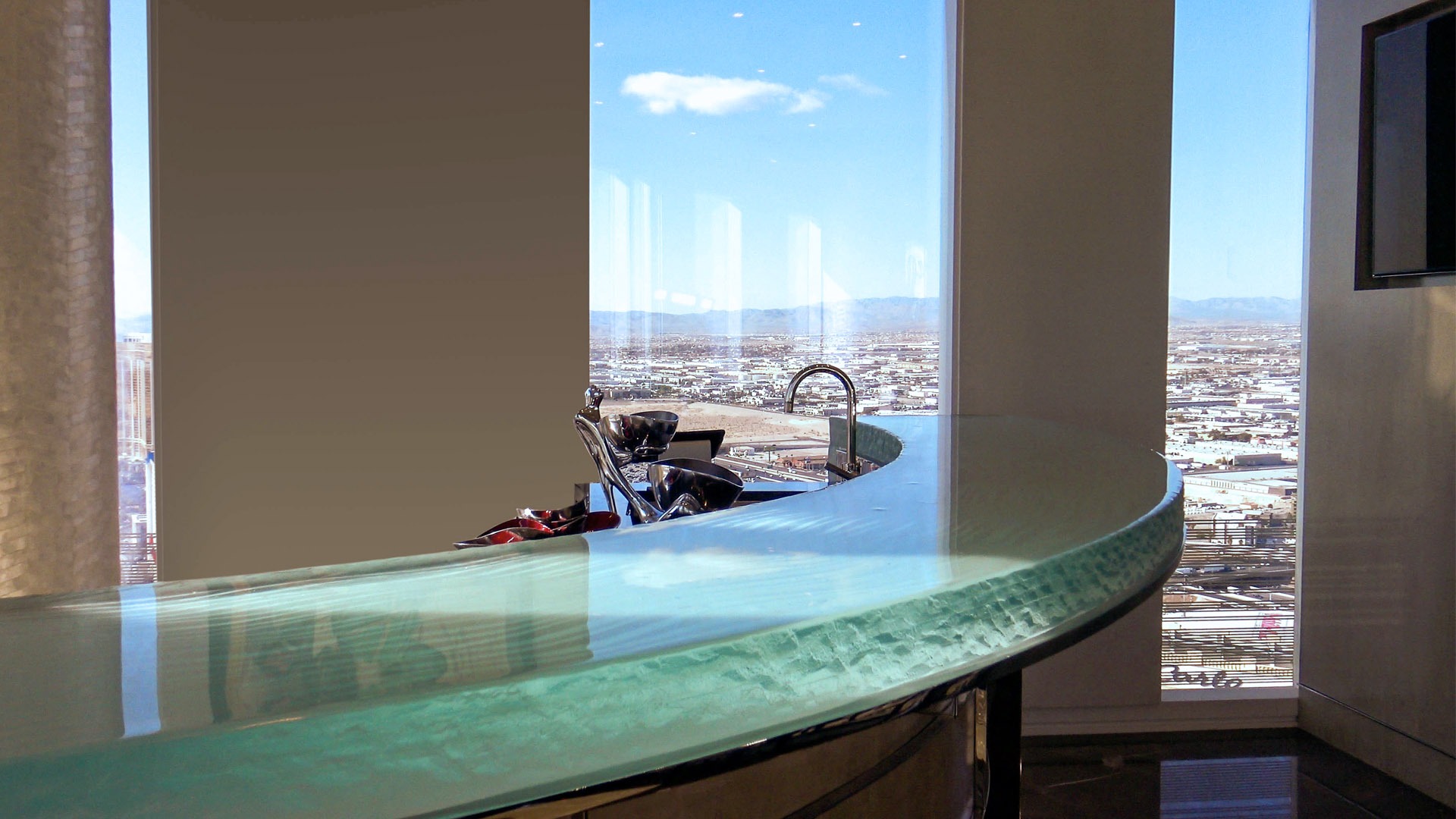 Glass Bar Top