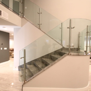 glass stairs