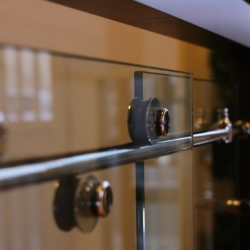 Frameless Shower Door Enclosure System by A Cutting Edge Glass and Mirror of Las Vegas, Nevada