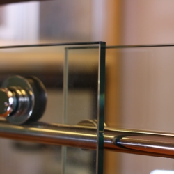Frameless Shower Door Enclosure System by A Cutting Edge Glass and Mirror of Las Vegas, Nevada