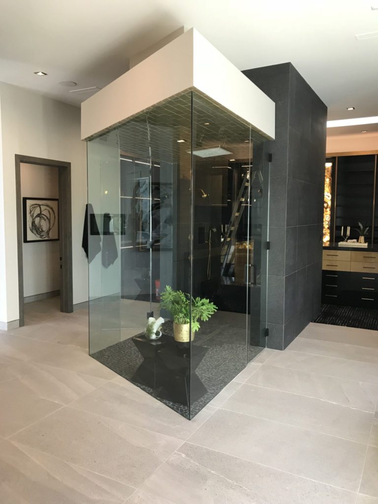 custom home shower doors