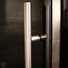 Frameless Shower Door Enclosure System by A Cutting Edge Glass and Mirror of Las Vegas, Nevada