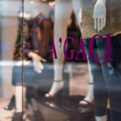 Super Close-up of Agaci Storefront - Henderson Nevada