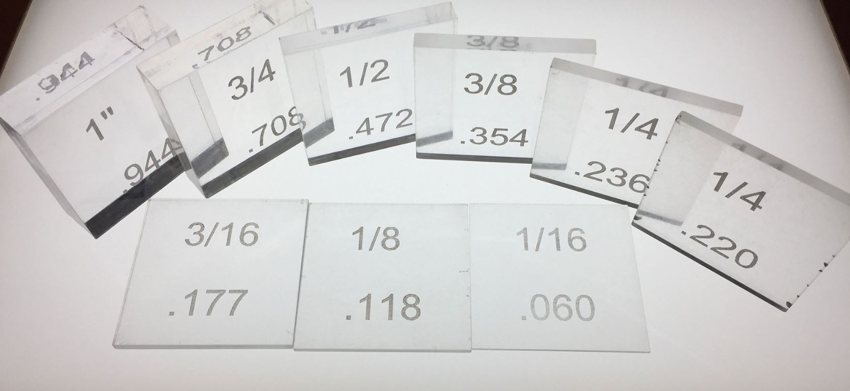 acrylic thickness acrylic thickness
