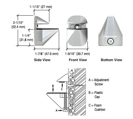 Adjustable Shelf Clamp