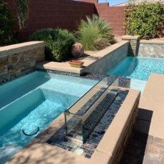 Fire pit Glass