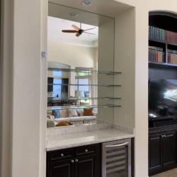 Glass Shelfs for Kitchen & Bath Project
