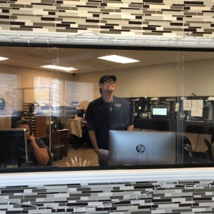 custom reception window