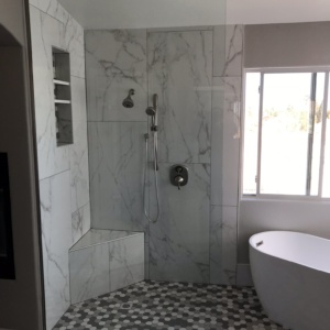 custom shower