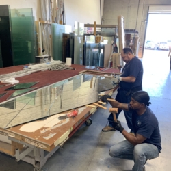 Diamond Mirrors Installation
