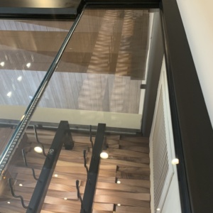 Dark bronze hardware Wine Cellar Las Vegas