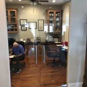 Heavy Glass Doors Installation