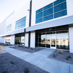 Matter Park Front Glass Installation Las Vegas