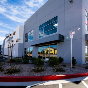 Matter Park Front Glass Installation Las Vegas