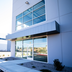 Matter Park Front Glass Installation Las Vegas