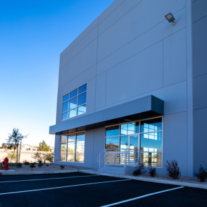 Matter Park Front Glass Installation Las Vegas