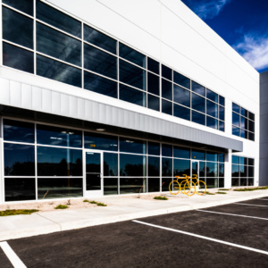 Matter Park Front Glass Installation Las Vegas