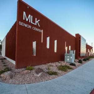 MLK Senior Center Glass Installation in Las Vegas