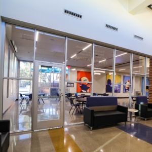 MLK Senior Center Glass Installation in Las Vegas