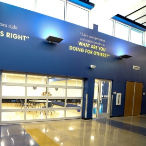 MLK Senior Center Glass Installation in Las Vegas